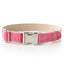 Premium Linen Dog Collar with Metal Buckle