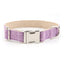 Premium Linen Dog Collar with Metal Buckle